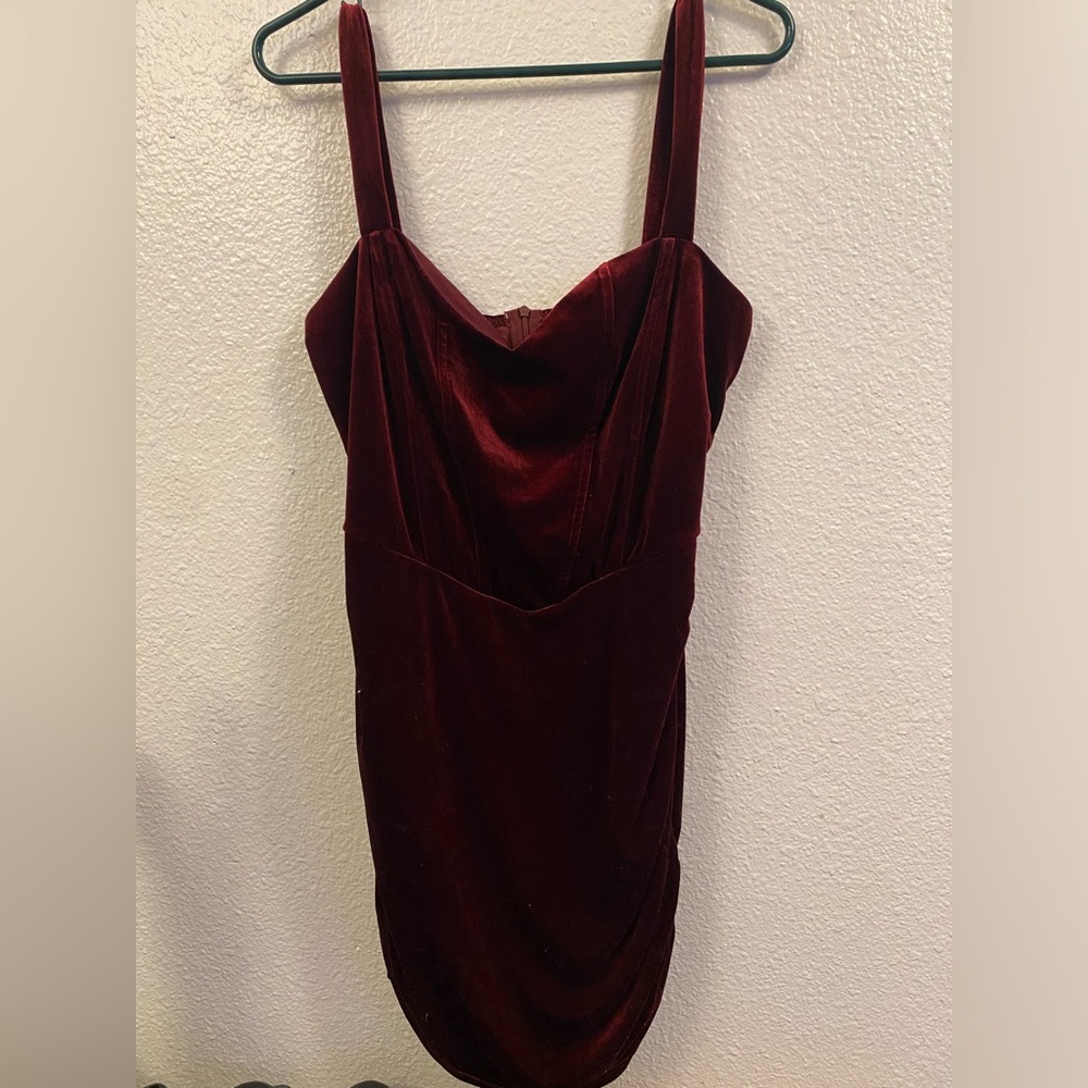 Velvet Cider Mini Dress
